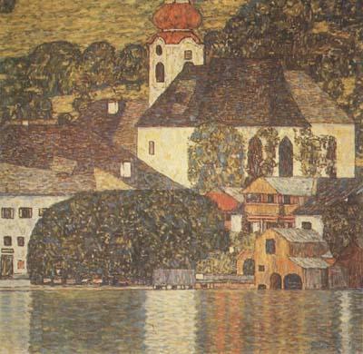 Gustav Klimt Church at Unterach on Lake Atter (mk20) china oil painting image